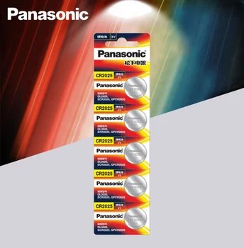 Panasonic Original cr2025 Gumb Celic Baterije 30PCS/VELIKO cr 2025 3V Litijevo Baterijo Za Gledanje Kalkulator Težo Obsega