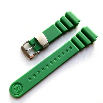 Pazi Pribor Band, ki je Primerna za Seiko Serije Gledam Trak Multi Barve Watch Silikonsko Zapestnico Watch Pasu Pin Sponke 22 mm