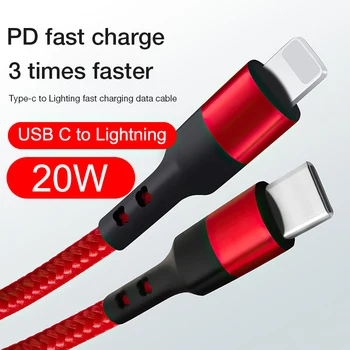 PD 20W USB C Kabel za iPhone 12 Pro Max Hitro Polnjenje PD 60-VATNE za Xiaomi Hitro Polnjenje 18W Polnilnik za iPhone 11 Xs Max Xr X 8 SE