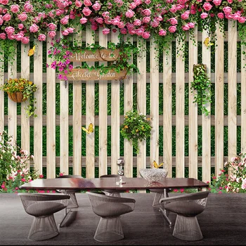 Po meri Moralno Ozadje Sredozemlju Lesa Rose Rose Ozadje Bar Cafe Dnevna Soba Ozadju 3D Zidana Ozadje Doma Dekoracijo