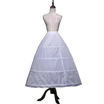 Poceni Bela Odraslih Petticoat weddng halje 3 Obroče 6 Obroč 4 Obroč poročno Obleko Pribor Underskirt Elastično Žogo Halje Drawstrin
