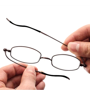 Prenosni Ultra-tanek Kovinski Presbyopic Očala Full Frame Obravnavi Očala+1.0 +3.5