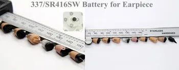 Prišel 50pcs/veliko 337 baterije SR416SW baterije Srebro Oksidne 1.55 Proti gumb celice, baterije za mini brezžična slušalka pametno gledati