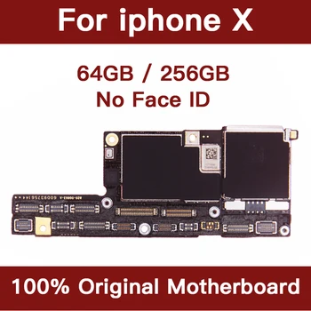 Prvotne Matično ploščo Za iPhone X Mainboard Tovarne Odklepanje Št Obraz ID S Polno Žetonov IOS Sistem Logike Odbor Dobre Delovne