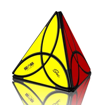 QiYi Detelja Piramida Ustvarjalno Strokovno Igro Igrača Nemoteno Hitrost Odrasle Otroke, Izobraževalne Uganke Vaja Možganov Darilo