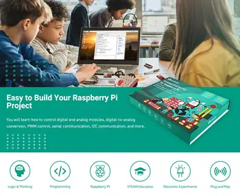 Raspberry Pi DIY Starter Kit Crowtail Starter Kit za Raspberry Pi Elektronskih Eksperimentov Programiranje Pare Izobraževalni Projekt