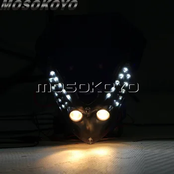 Rdeča Dual Sport Motokros Smerniki LED Strani Indikator za Honda CRM CRF XR CR 150 110 250 450
