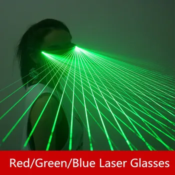 Rdeča/Zelena/Modra Laserska Očala Uspešnosti stekla Laser plesna predstava rekviziti Ustvarjalni fazi rekviziti Kul rekviziti
