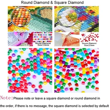Sadje Sliko Navzkrižno Šiv Diamond Slikarstvo 5D Diy Handwork Vezenje Kvadratni Krog Diamond Wall Art za Dnevna Soba Dekor
