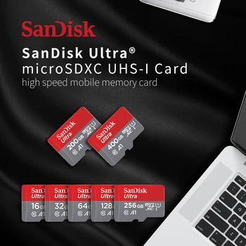Sandisk micro card 16gb TF kartico 32gb 64 G 128G 200GB 256GB 400GB razred 10 carte sd usb flash pomnilnik kartica 64gb microsd