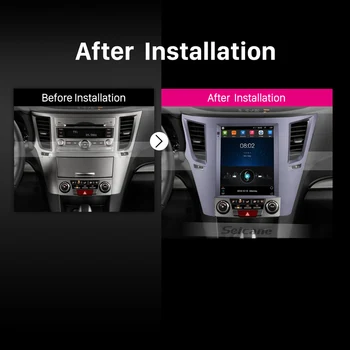 Seicane 9.7 palčni Avto Vodja Enote Player Android 9.1 Za 2010-Subaru Outback GPS Navigacija Podporo Carplay OBDII Ogledalo povezavo
