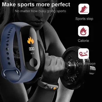 SHAOLIN Smart Band Manšeta Srčni utrip Dejavnosti Fitnes Tracker Smart Band M3Pro Pametna Zapestnica M3 Plus Sport Smartwatch