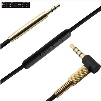 SHELKEE Moški moški 3,5 mm do 3,5 mm audio jack kabel za Beats Solo 3/Solo 2 Studio 2.0/Studio 3 Mixr dr.dre Pro slušalke