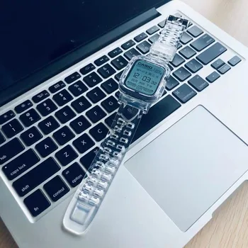 Silikonski watch Band za Apple ura 5 4 3 2 1 38 MM 42MM mehko Pregleden Gume Trak za Iwatch serije 5 4 40 mm 44 manžeta