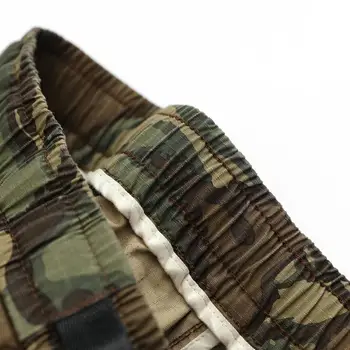 SIMWOOD 2020 denim kratke hlace moški modni maskirnim tiskanja vrvico vojaške plus velikost bombaž