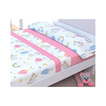 Sklop unicorns tkanine listi za posteljo 135x190/200 cm