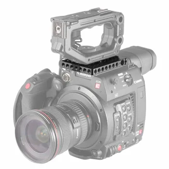 SmallRig DSLR Fotoaparat Ploščo zgornja Plošča za Canon C200 Fotoaparata Funkcija z 1/4 3/8 Nit Odprtine Za Mikrofon Zaslon Priklopite 2056