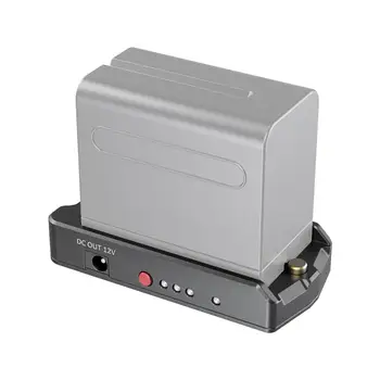 SmallRig NP-F Baterijo, Adapter Ploščo Za Sony NP-F Tip Baterij Z Anti-sukanje Gumijasto podlogo za Video Snemanje Podporo Ploščad - 2504