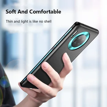 Smart Strani Okna Usnjena Torbica Za Huawei P40 P30 P20 P10 Pro Plus Mate 30 20 10 9 Pro Zaščita Telefona Kritje Primera