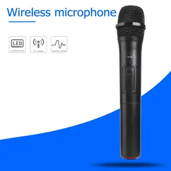 Smart USB Brezžični Mikrofon Ročni Mikrofon z USB Sprejemnik za Karaoke Govora, Zvočnik Mikrofon za 3,5 mm 6,35 mm Naprave