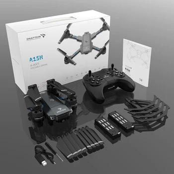 SNAPTAIN AA5MQ 720P HD Brnenje Fotoaparat Glasovni Nadzor Krog Letenje Strokovno Quadcopter RC Brnenje 3D Zložljive Smart Brnenje