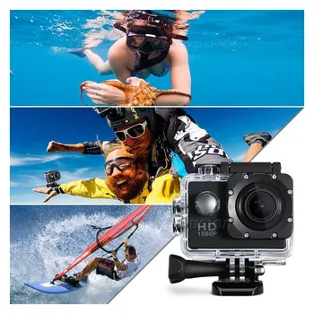 Sport Akcijska Kamera HD 1080P Mini Podvodne Kamere na Prostem DVR Deportiva Camara Acuatica Mikro Nadzor Video Photo Cam