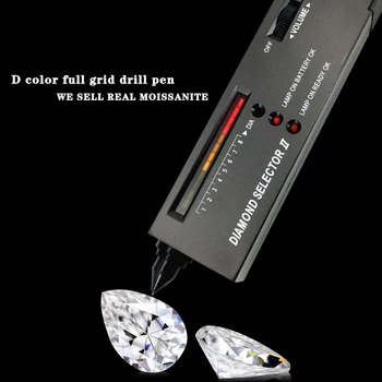 Szjinao Svoboden dragih kamnov Moissanite Kamen 0.35 ct, Da 6ct D Barvo VVS1 hruškasto Diamant Za Nakit Mimo Moissanite Tester Gems