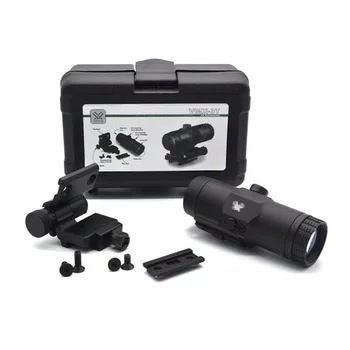 Taktično 3X Lupo VMX-3T Puška Področje z Flip Strani QD Nastavek za Holografski Red Dot Sight