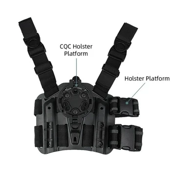 Taktično CQC Hitro Sprostitev Pištolo Kubura Platforma za Glock 17 19 Beretta M92 Pištolo Stavke-Platforma Mount Adapter Molle Sistem