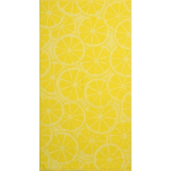 Terry brisačo Limone barve, 100x150 cm, rumene barve Dom in kuhinjo izdelki