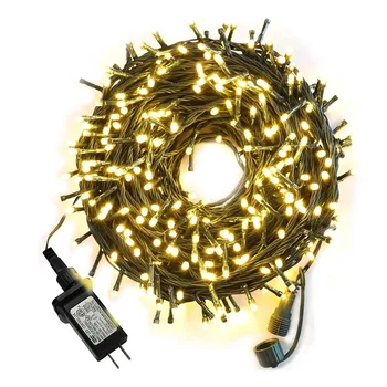 Thrisdar Božič LED Niz Garland Svetlobe 10m/20m/30 m/50 m na Prostem, Vila Lučka Niz za Božič, Poroka Stranka Dekor
