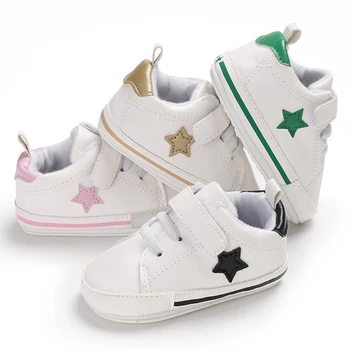 Toddlerboy all star platno čevlji za malčke fant čevlji izdelani iz leathe edini unisex novorojenčka platno čevelj roza baby dekle zavezat čevlji
