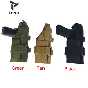 Totrait Taktično Pištolo Tulec, Glock Serije molle modularni Pasom Pištolo Tulec, Tornado najlon torbica za Desno Roko Strelcev