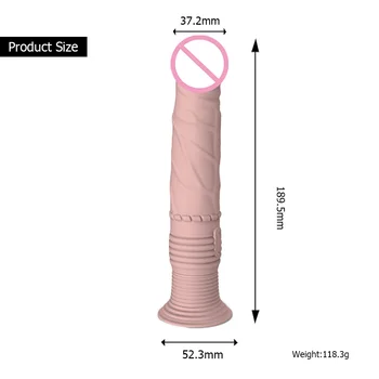 Tovarniško Ceno Za 7,5 Palca Realističen Dildo 10 Vibracijska Frekvenca Umetni Penis Spola Igrače, Izdelki Masturbacija Stick