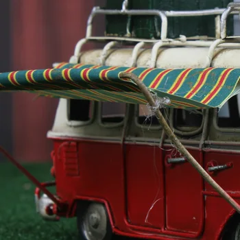Tovarniško kreativna darila, kovinske obrti starinsko okraski, iz železa modela avtomobila Volkswagen avtobus opremljanje doma