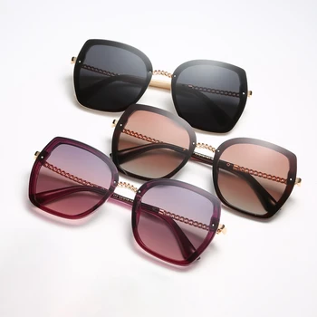 TUZENGYONG 2020 Nove Ženske Luksuzne blagovne Znamke Oblikovalec Polarizirana sončna Očala Kvadratni Okvir Prevelik Modna sončna Očala oculos gafas
