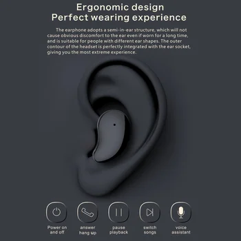TWS W01 2 v 1, Nastavljiv Bluetooth Slušalke Zapestnica Šport-Watch Slušalke Smart-Manšeta Slušalka Srce-Stopnja z Monitorjem