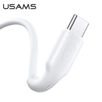 USAMS 5pcs/Veliko Tip-C Tip-C Hitro Kabel za Polnjenje QC3.0 PD 100W Polnjenje Kabel Za Ipad, Iphone Xiaomi Samsung Tablični Podatkovni Kabel