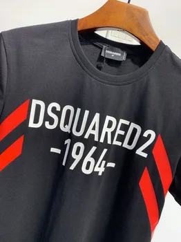 V tujini Verodostojno 2020 NOVE T-Shirt D2 O-Neck Kratek tees rokav Vrhovi DSQ2 moška Oblačila DT749