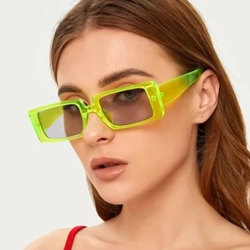 Vintage Kvadratnih sončna Očala Ženske 2020 Modni Retro Pravokotnik sončna Očala Ženski Majhne Očala Odtenki UV400 Oculos De Sol