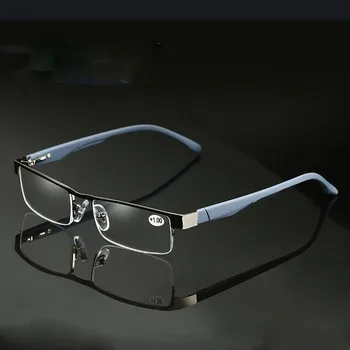 Vintage Obravnavi Očala Moških Kvadratnih Kovinskih Optična Očala Blagovne Znamke Očal Okvir Ženske Očala Okvir +1.5 +2.5 Leesbril Oculos