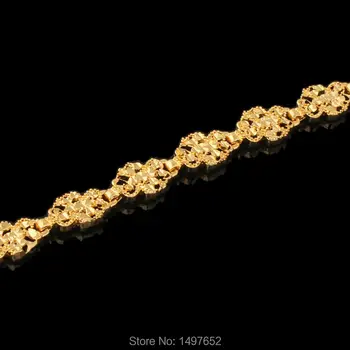 Visoka Kakovost Lepe vzorec Zapestnica Za Ženske Men11mm18K Zlato, ki je Napolnjena Prekrita Zapestnice/Bangles Afriške/Bližnjem Vzhodu Desigh