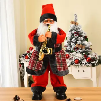 Visoko Nove Ustvarjalne Santa Počitnice Okraski Vesel Božič Okraski za Dom Srečno Novo Leto 2021 Santa Claus Plišastih Lutka