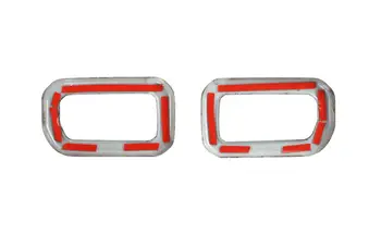 Vrata avtomobila Ročaj Dekoracijo Trim za Suzuki Jimny 2019 2020 Avto Notranja Oprema ABS Rdeča Srebrna Ogljikovih Vlaken Avto Styling 2pcs