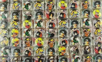 Vroče Prodaje 108 kos/set Risanka Japonski anime Naruto Značke 2,5 cm Risanka Broška Gumb Značko Pin, X-66