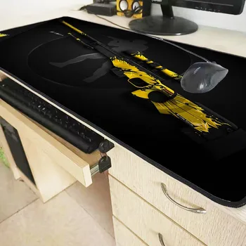 XGZ Velikosti Gaming Tipkovnica Pištolo Oprati Zaklepanje Rob Mouse Pad Mat CS ŠEL Igralec XL XXL Računalnik Mousepad Igra za DOTA LOL