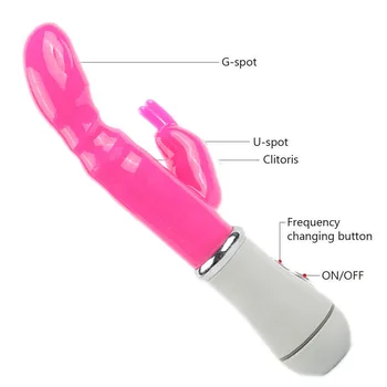 YEAIN 12 Hitrosti Močno Rabbit Vibrator za Klitoris Stimulator G-spot Massager Sex Igrače Za Ženske Ženski Masturbator Odraslih Izdelka