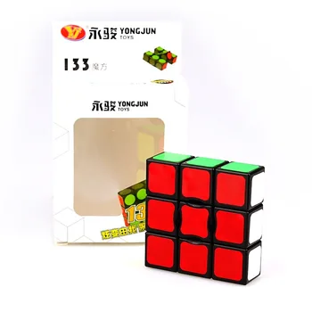 Yongjun 133 Cubo Čarobno 1x3x3 133 Cubo Stickerless Puzzle šest Barv Twist 3x3x1 Izobraževalne Igrače Za Otroke Učenje igrače