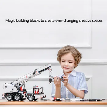 Youpin Mitu gradniki Inženiring Žerjav Inženiring Avto Robot Izobraževalne DIY Igrače Tovornjak za Otroke Božično Darilo