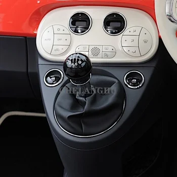 Za Fiat 500 2016 2017 2018 2019 Avto-styling 6 Hitrost Gear Shift Držijo Gumb Ravni